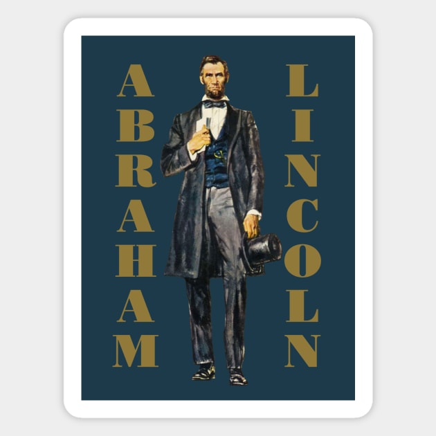 Abraham Lincoln Magnet by PLAYDIGITAL2020